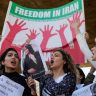 Brazil - Iranian women protest