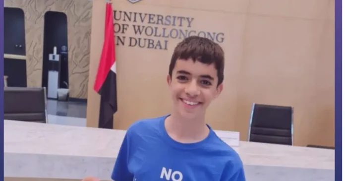 12 year old child admitted in university, now he will 12 year old child admitted in university, now he will study together in school and college