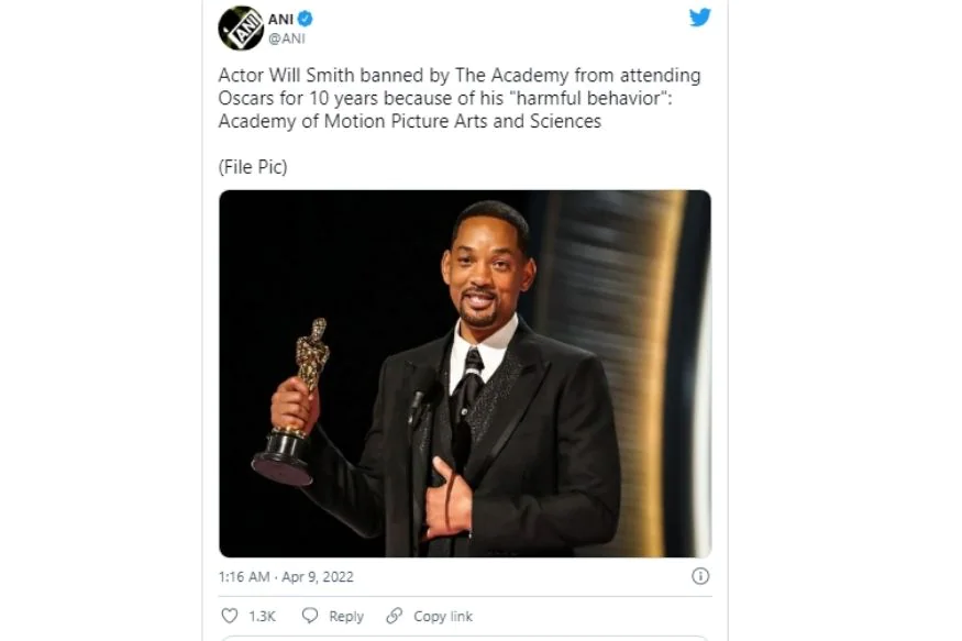 Will Smith, 10-year Oscar ban on Will Smith, Will Smith News, 94 Academy Awards ceremony, Chris Rock, Will Smith slaps Chris Rock, Oscar 2022, Will Smith resigns from Academy membership, Hollywood, Jada Pinkett Smith , Will Smith, Oscar, Will Smith, Chris Rock, Will Smith banned from Oscars for 10 years