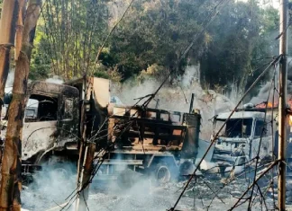 Air strike in Myanmar kills 13 including 7 children: eyewitnesses Air strike in Myanmar kills 13 including 7 children: eyewitnesses