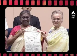 Asha Parekh honored with Dadasaheb Phalke Award 2022 conferred by President Draupadi Murmu Asha Parekh honored with Dadasaheb Phalke Award 2022 conferred by President Draupadi Murmu