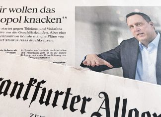 CEO Markus Haas in the FAZ interview: “We want to crack the duopoly in the business customer area” CEO Markus Haas in the FAZ interview: "We want to crack the duopoly in the business customer area"