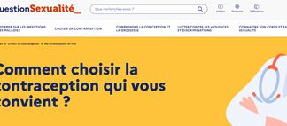 Contraception: where are we? miniature website question sexualite.fr