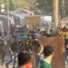 Curfew in Iraq, 20 protesters killed;  Civil War or Country?  ,  Baghdad: At least 20 protesters shot dead in Green Zone area, say medical sources