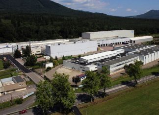 Dressings: Hartmann launches its new production line in Haut-Rhin Le site industriel de Lièpvre, dans le Haut-Rhin.