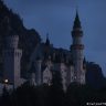 Neuschwanstein Castle at night