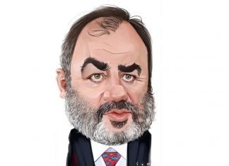 Francois Braun | The echoes caricature par ioO, pour Les Echos
