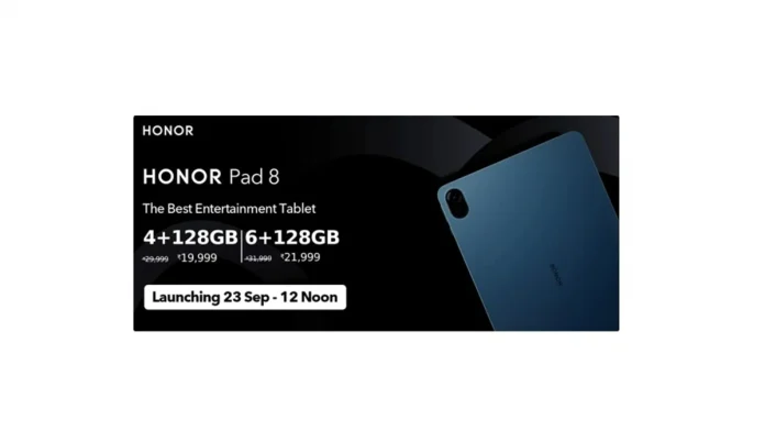 Honor Pad 8 With 12-inch LCD 2K Screen, Snapdragon 680 SoC Launched in India: Price, Specifications