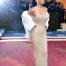Kim Kardashian at the MET Gala, May 2, 2022, in a dress that belonged to Marilyn Monroe.