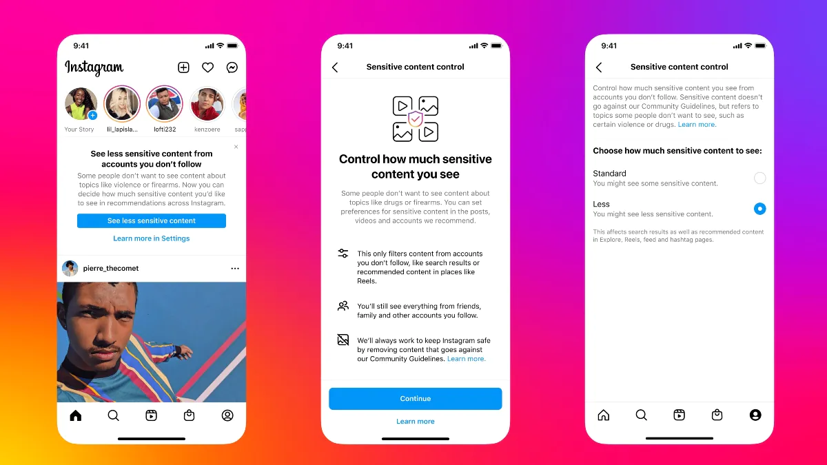 Instagram to Limit Sensitive Content for New Users Under 16 Years by Default