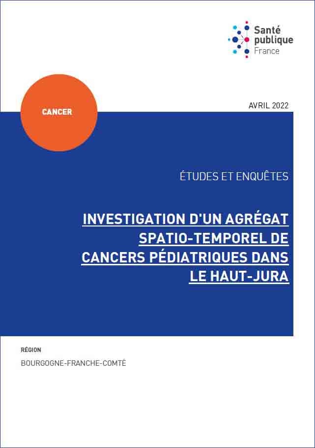 Investigation of a spatio-temporal cluster of pediatric cancers in Haut-Jura
