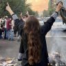 Demonstrators in Tehran