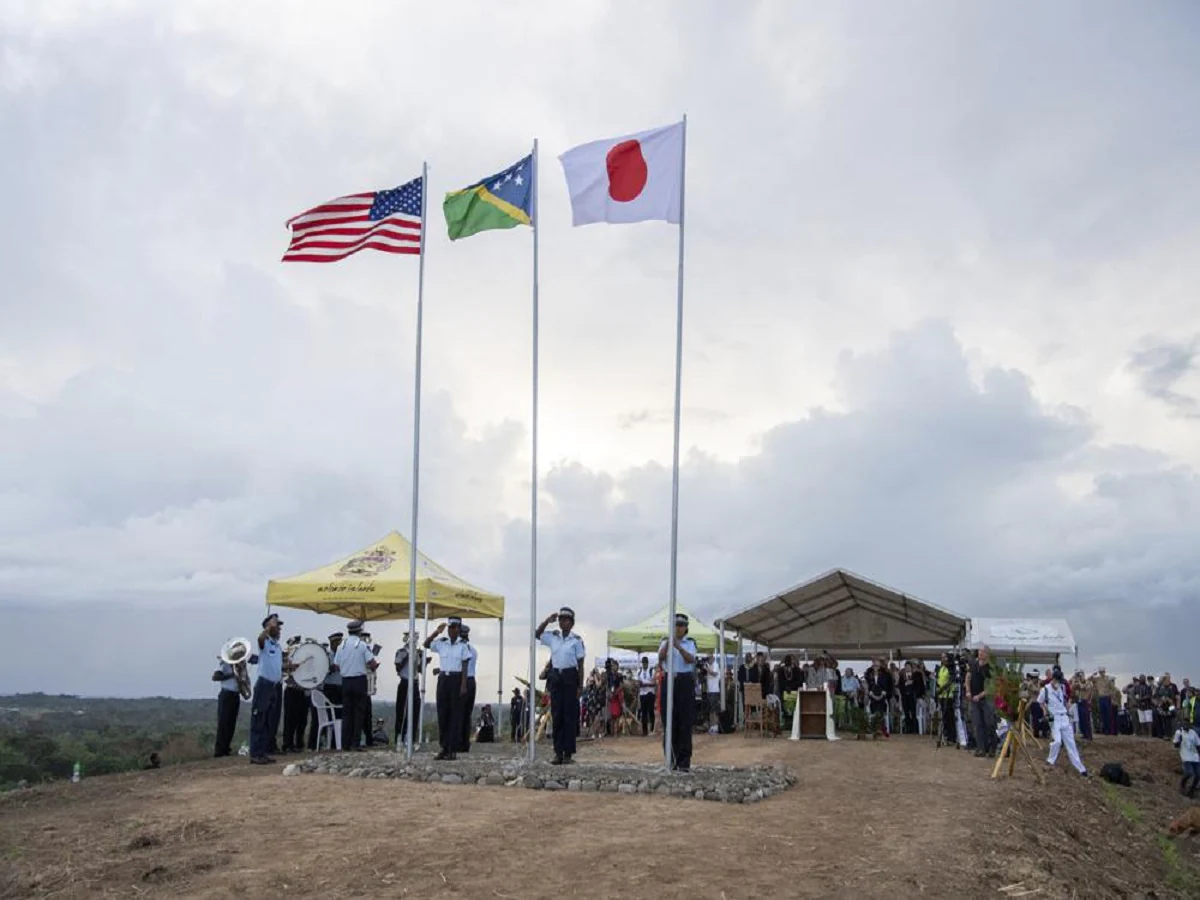 Japanese sailors attacked, stabbed in the neck at Solomon Islands memorial gathering


