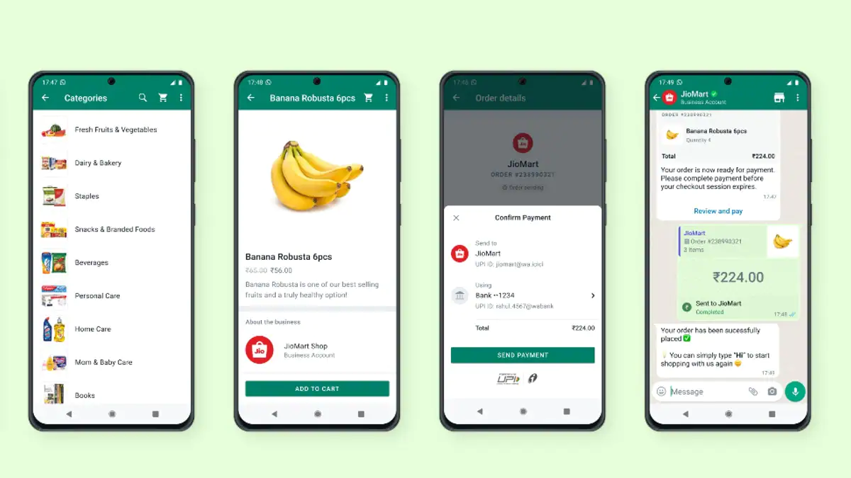 Jio Platforms, Meta Launch JioMart on WhatsApp for Shopping: Details Here