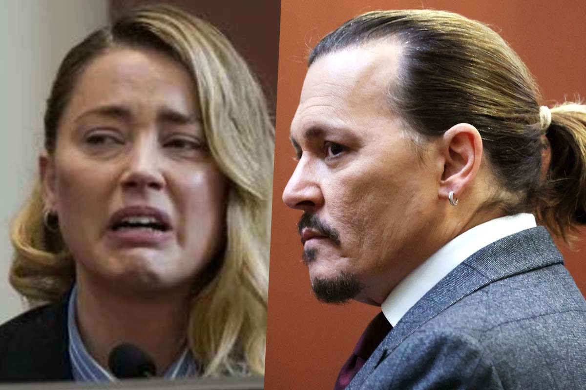 Johnny Depp fans accuse actress Amber Heard of 'watchful tears' in courtroom!
