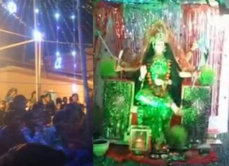 Maharashtra Vardha Navratri legend Talegaon’s tradition for the last 40 years, the idol of the goddess sitting in the middle of the lake english News Maharashtra Vardha Navratri legend Talegaon's tradition for the last 40 years, the idol of the goddess sitting in the middle of the lake Marathi News