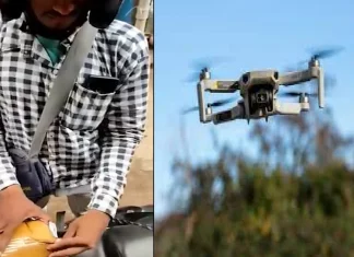 Meesho starts refund man ordered dji drone camera brings potatoes in the box Video: ऑनलाईन शॉपिंग पडलं चांगलंच महागात! मागवला ड्रोन कॅमेरा, पार्सलमध्ये चक्क निघाले...