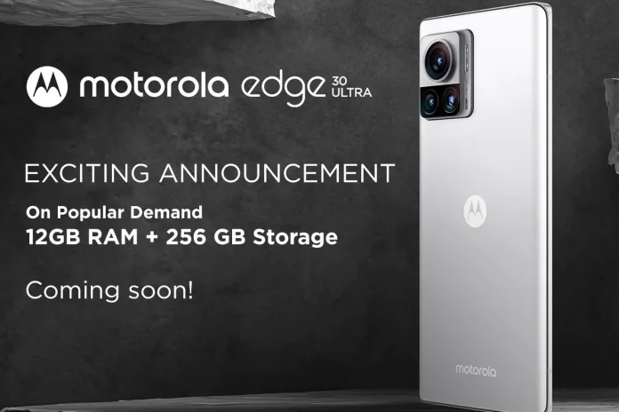 Motorola Edge 30 Ultra 12GB RAM Variant to Launch in India Soon: All Details