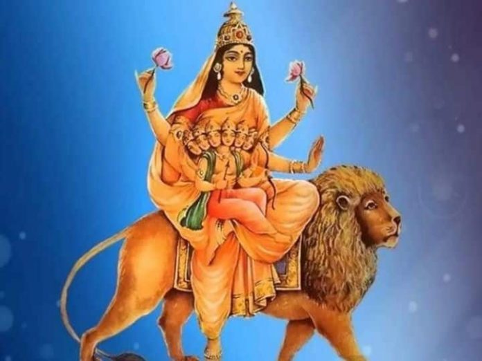 Navratri 2022 Marathi news On the fifth day of Navratri, Skanda Mata form of Goddess is worshipped

