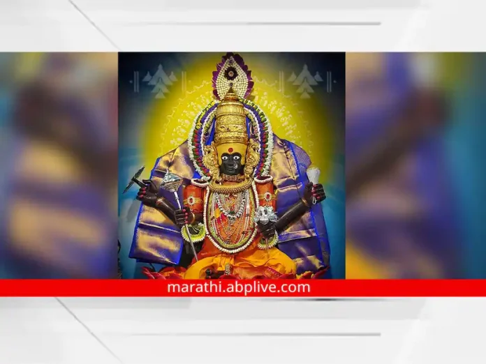 Ornamental worship of Ambabai as Siddhi Devi on the third Ornamental worship of Ambabai as Siddhi Devi on the third rosary