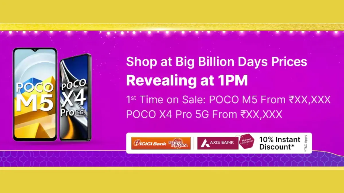 Poco M5 to Go on Sale Today in India via Flipkart Big Billion Days Sale: Price, Specifications