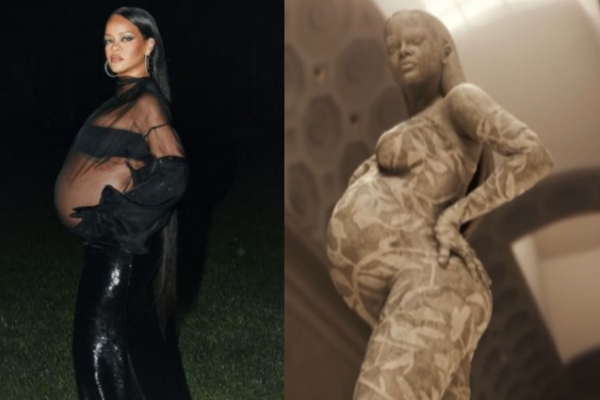 Rihanna Statue With Baby Bump At Met Gala 2022, Pop Star Says She's Happy
