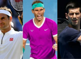 Roger Federer’s last match emotional farewell and Rafael Nadal Novak Djokovic cried NM VIDEO: फेडररने असं काय केलं की... नदाल,जोकोविच ढसाढसा रडले...