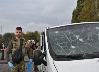 Russia fires missiles at Ukraine’s Zaporizhia, kills 23 civilians in three attacks Russia fires missiles at Ukraine's Zaporizhia, kills 23 civilians in three attacks