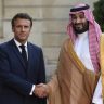 Mohammed ben Salmane lors de sa rencontre avec Emmanuel Macron cet été.