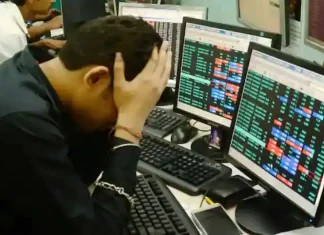Sensex falls 509 points below closing bell share market Nifty 16900 Sensex falls 509 points below closing bell share market Nifty 16900