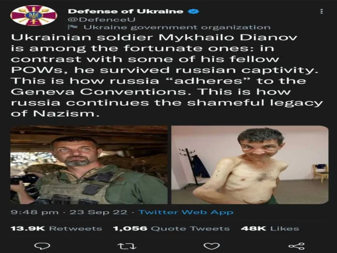 Shocking pictures of Ukrainian soldiers released from Russia, you will Shocking pictures of Ukrainian soldiers released from Russia, you will believe