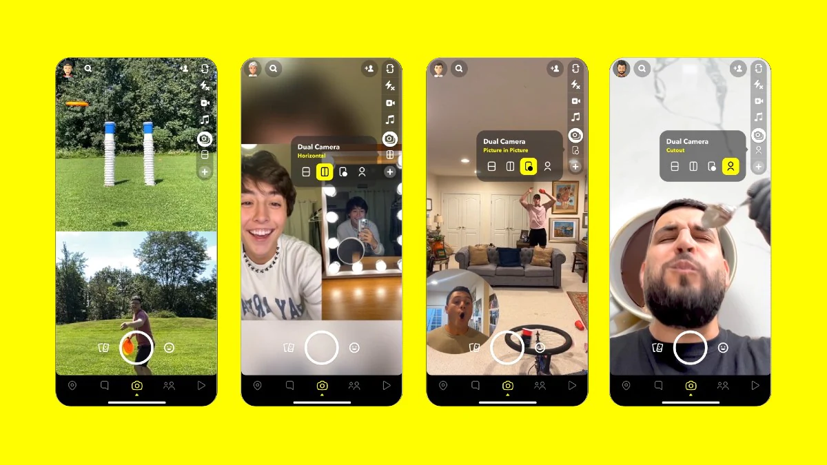 Snapchat Dual Camera Feature Launched, to Let Users Record Content Using Front, Back Snappers Simultaneously