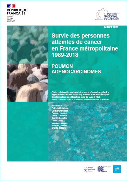 Survival of people with cancer in metropolitan France 1989-2018
