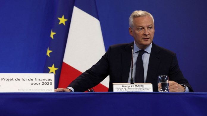 Le ministre de l'Economie, Bruno Le Maire.