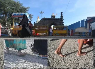 There is no toilet in Ambabai temple area during Navratri festival, the plight of thousands of women There is no toilet in Ambabai temple area during Navratri festival, the plight of thousands of women