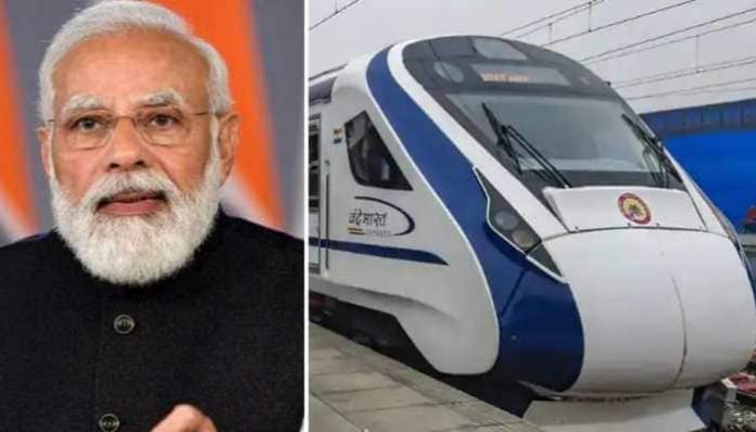 Today is the second day of PM Modi's Gujarat visit, Vande Bharat Express to be flagged off Marathi News

