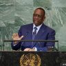 United States New York |  Macky Sal |  President of Senegal and head of the African Union
