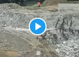 Video of Pune Chandni Chowk bridge demolished Video of Pune Chandni Chowk bridge demolished