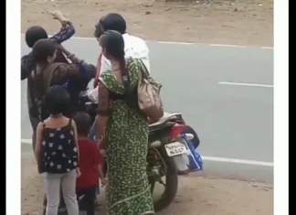 Viral video 7 people traveling by bike on social media Viral Video: Oh my God, not one, not two, 7 people traveling by bike...