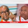 Why was the name of Mallikarjun Kharge taken instead of Digvijay Singh for Congress President?