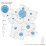 Figure 1. Confirmed cases of monkeypox (n=1,762 cases) by region of residence, France, May-August 2022 (data as of 08/04/2022 – 12:00 p.m.)