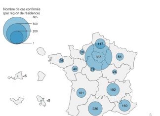 update on August 9, 2022 Figure 1. Confirmed monkeypox cases (n=1,892 cases) by region of residence, France, May-August 2022 (data as of 08/09/2022 – 12:00 p.m.)