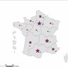Figure 1. Confirmed cases of monkeypox (n=824), by region of residence, France, May-July 2022 (data as of 07/11/2022 – 12:00 p.m.)