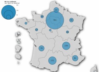 update on July 26, 2022 Figure 1. Confirmed cases of monkeypox (n=1,424 cases) by region of residence, France, May-July 2022 (data as of 07/26/2022 – 12:00 p.m.)