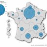 Figure 1. Confirmed monkeypox cases (n=1,542 cases) by region of residence, France, May-July 2022 (data as of 07/28/2022 – 12:00 p.m.)
