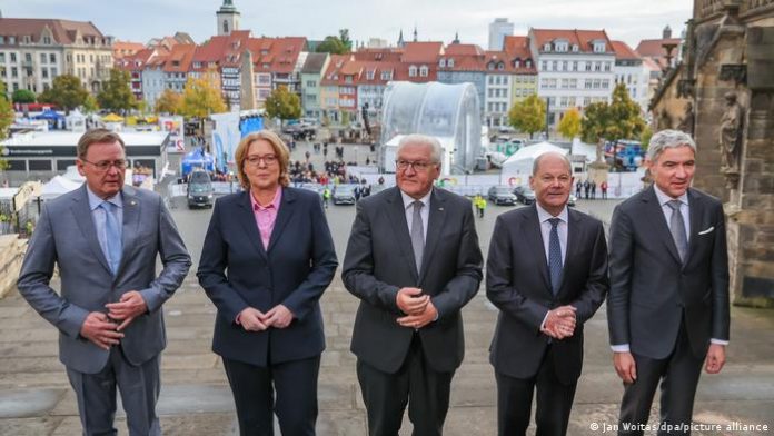 Germany 3 October celebrations in Erfurt