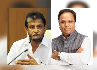 Competition between BJP leader Ashish Shelar and former cricketer Sandeep Patil for the post of Mumbai Cricket Association President Competition between BJP leader Ashish Shelar and former cricketer Sandeep Patil for the post of Mumbai Cricket Association President