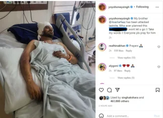 Deadly attack on Punjabi singer Alfaaz Honey Singh share post Deadly attack on Punjabi singer Alfaaz Honey Singh share post