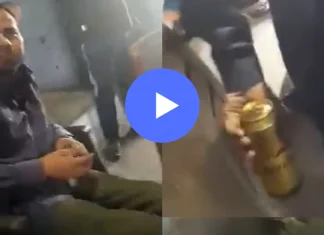 Drunken teacher with beer cans in front of students at Hathras school शिकवता शिकवता मास्तर हळूच घ्यायचे पेग, गावात समजल्यावर अशी झाली फजिती!