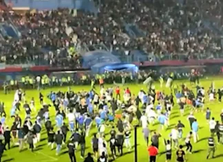 Indonesia football match violence, at least 127 people killed in football match riot in Arema Malang, East Java, Indonesia Indonesia football match violence, at least 127 people killed in football match riot in Arema Malang, East Java, Indonesia